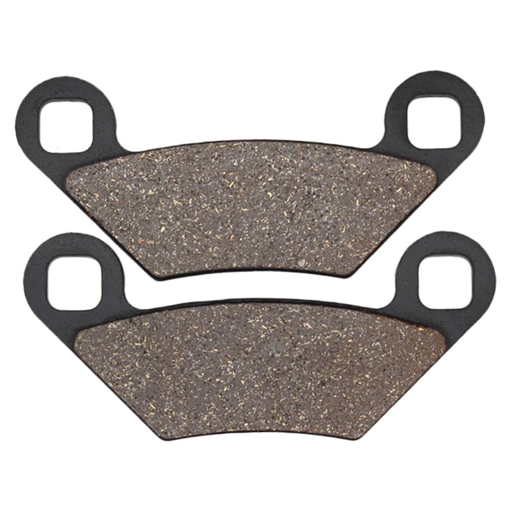 Cyleto motorsykkel bremseklosser foran og bak for polaris sportsman 550 x2: 1 par