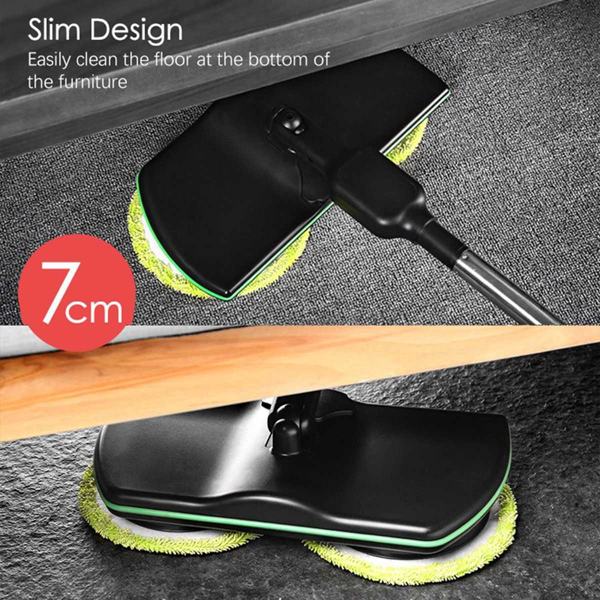 Belt Mop Rotation 2 in 1 Electric Mop Rechargeable 360 Rotation Cord... – Grandado