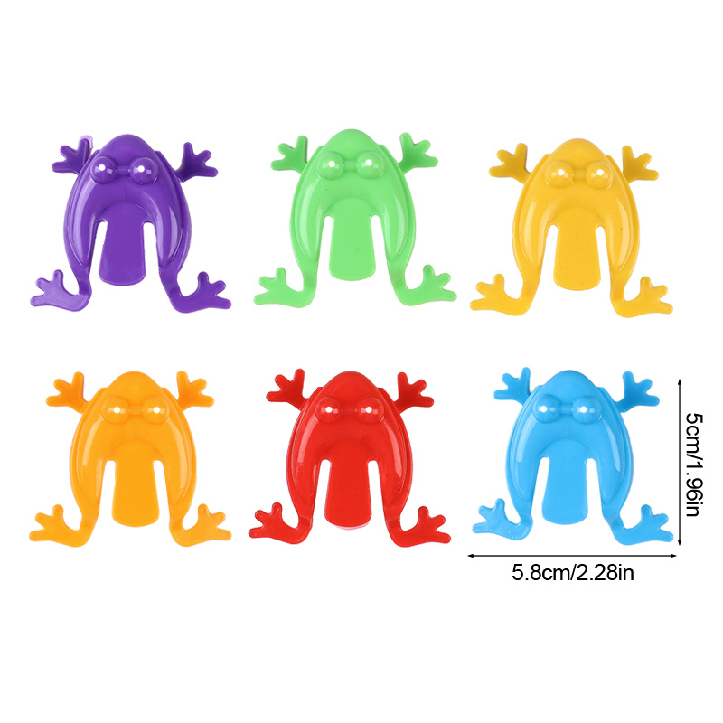 10–50 Stück springender Frosch, prallen, Zappelspielzeug, Antistress, lindert Kindergeburtstag, Gastgeschenke, Goodie, Pinata-Füller, Weihnachts-Familienspiel