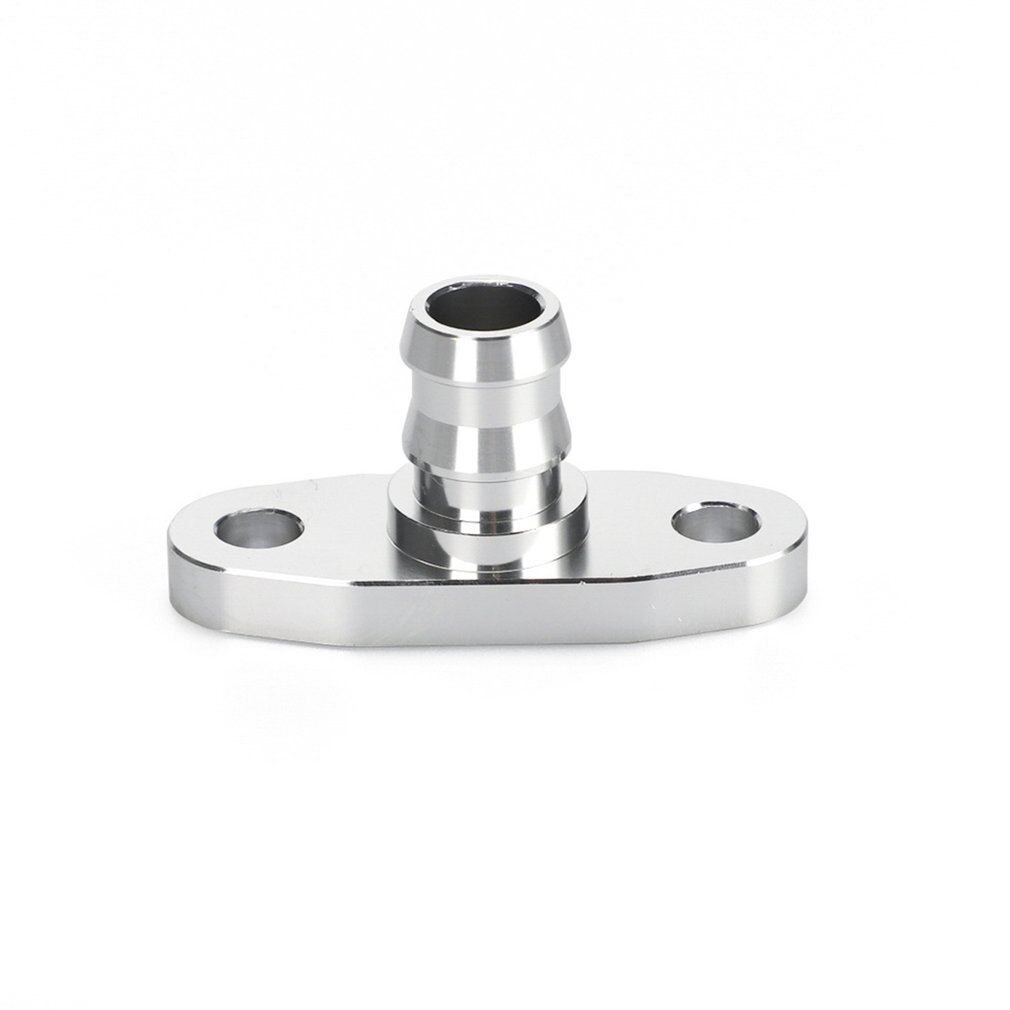 Aluminum Billet Oil Drain Return Flange Adapter set Turbo Drain Adapter