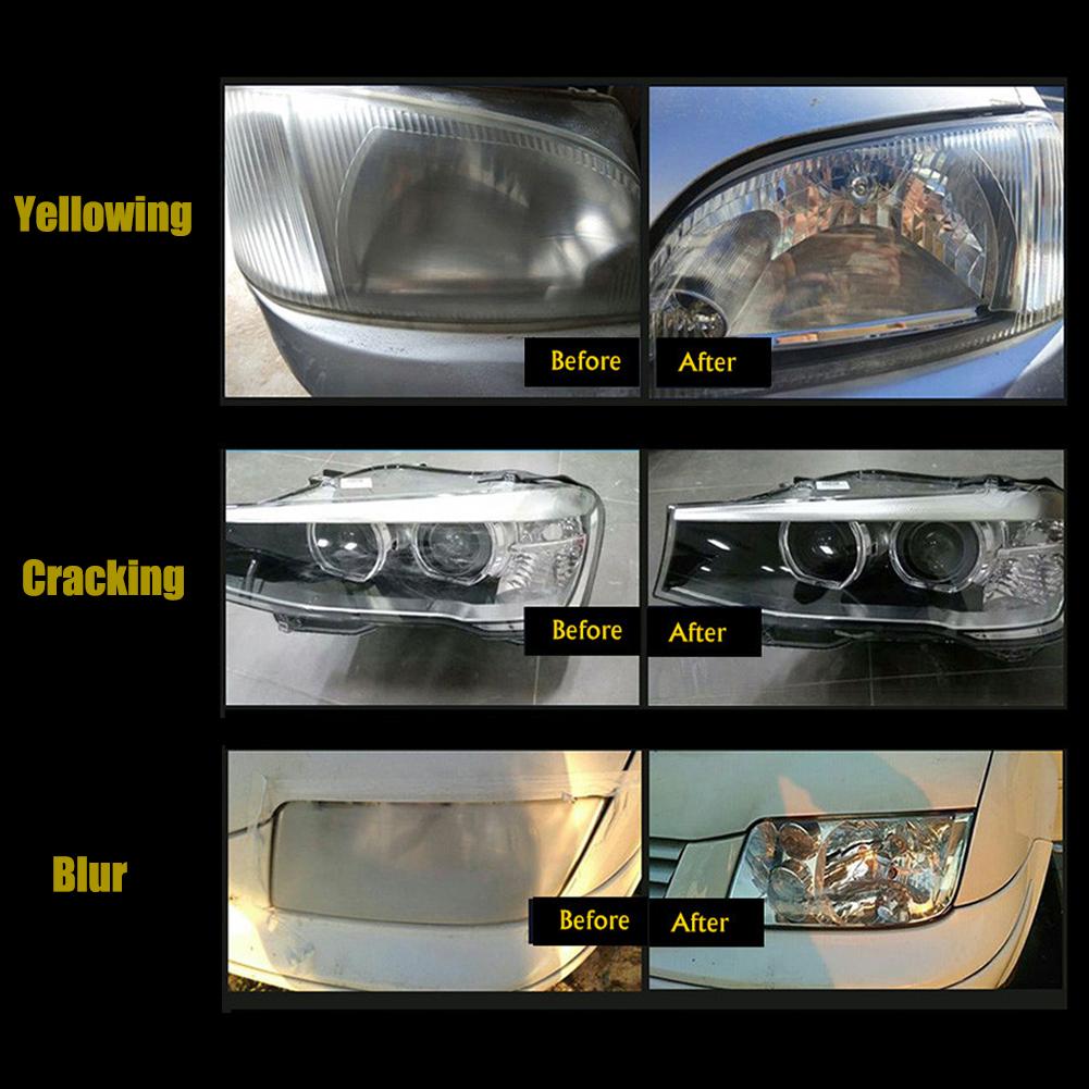 50ml Car Headlight Restoration Lenses Repair And Car Headlight Polishing Restoration Fluid Lens Repair Kit Anti-scratch Agent