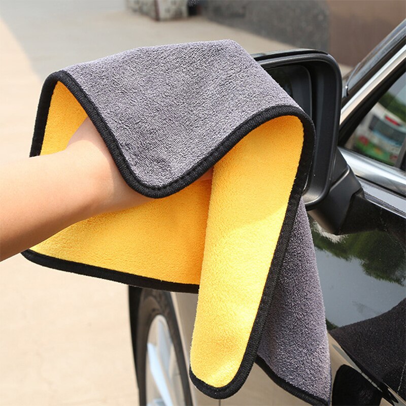 1 Pcs 30*30/40/60Cm Coral Fluwelen Handdoek Car Care Polijsten Wassen Handdoeken Pluche Wassen drogen Handdoek Dikke Pluche Auto Schoonmaakdoekje