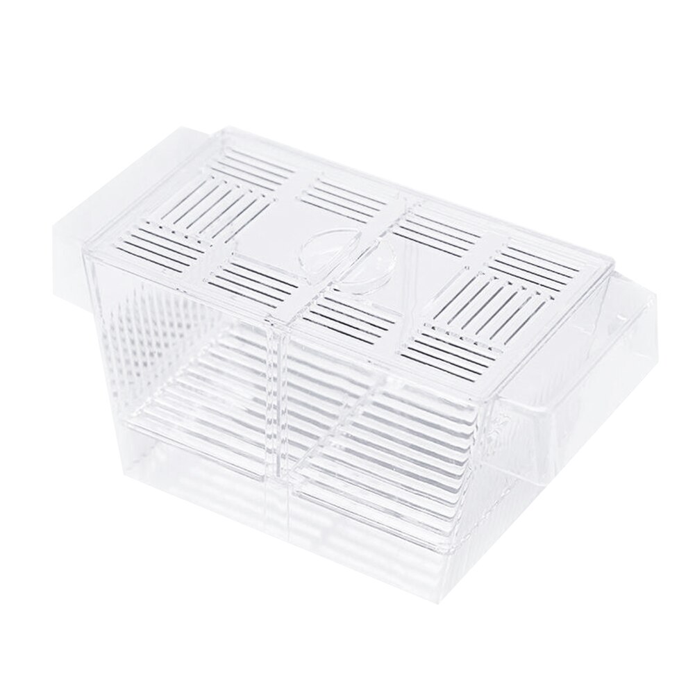 Hatchery ABS Easy Clean Isolation Transparent Fish Breeding Box With Suction Cups Aquarium Tank Pet Supplies Mini House Floating