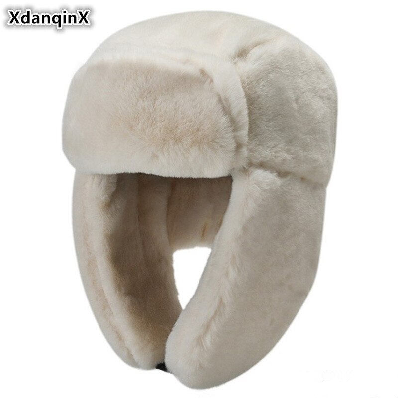 Xdanqinx winterbont oorwarmers hoed dames warme bomber mutsen meisjes studenten petten skimutsen mooie warme dikke bontmuts