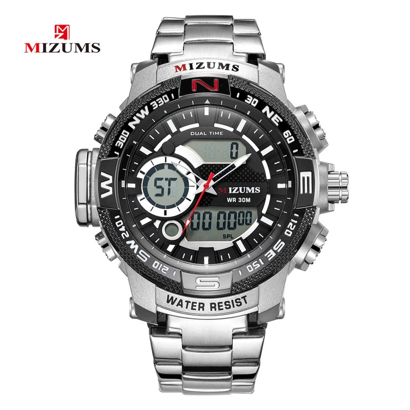 Horloges heren waterdichte elektronische led digitale horloge heren outdoor heren sport polshorloges stopwatch relojes hombre