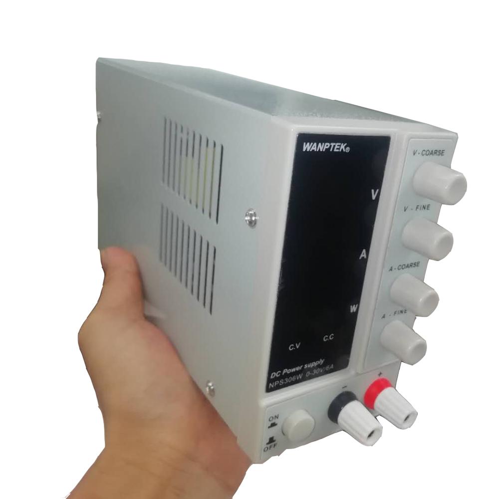 NPS306W DC regulated power supply Power Display Mini Adjustable Digital 0-30V 0-6A Laboratory Test Power Supply