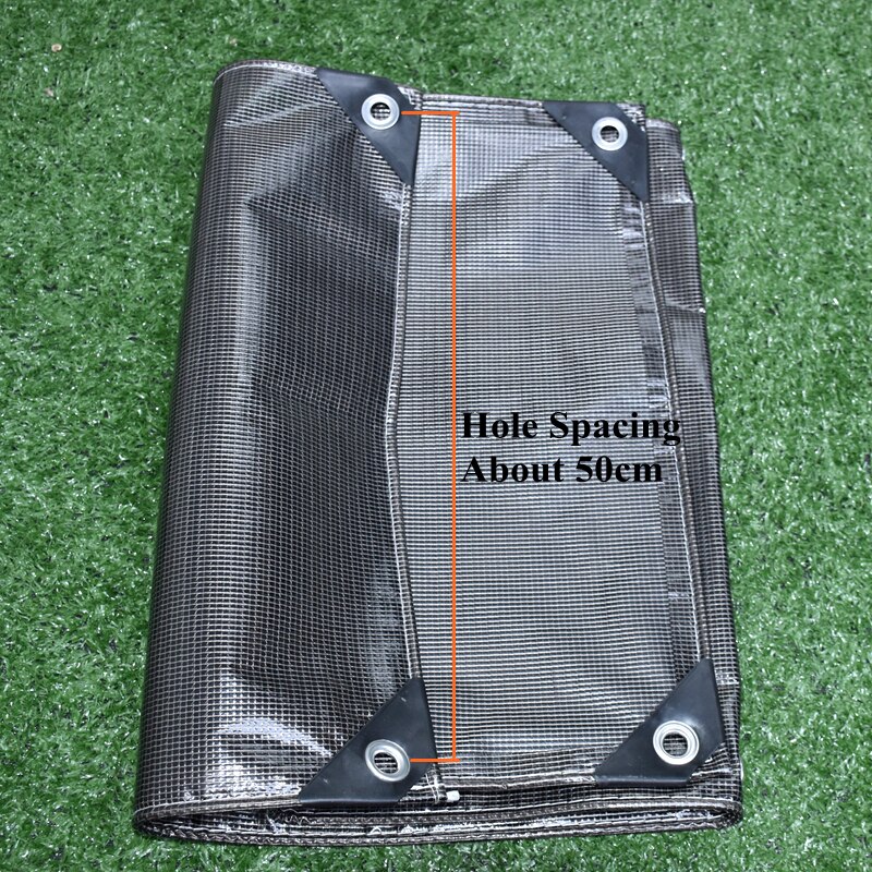 Bâche en PVC translucide noir, épaisseur 0.25mm, couverture de maison pour chien, tissu imperméable, auvent d'ombrage pour garder au les plantes succulentes de jardin