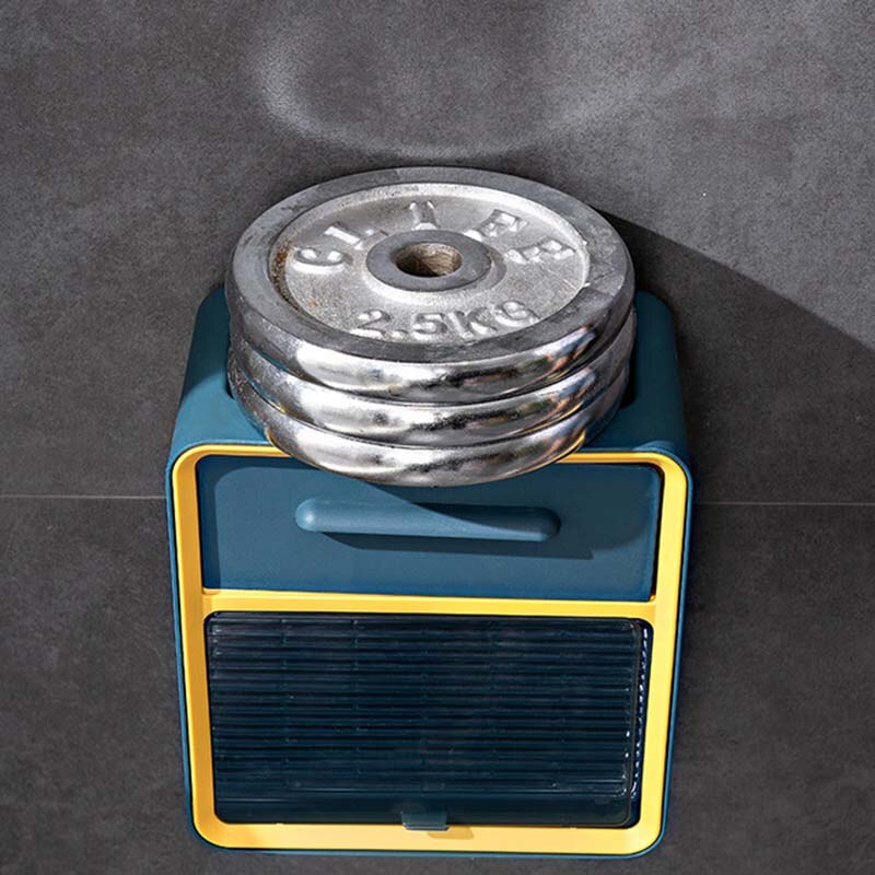 Toilettenpapierhalter Doppel Schicht Wc Papier Halfter-Zauberstab Schlecht Lagerung Kasten Wasserdichte Rollen Papier Gestell Gewebe Zubehör для туалета Bad Zubehör