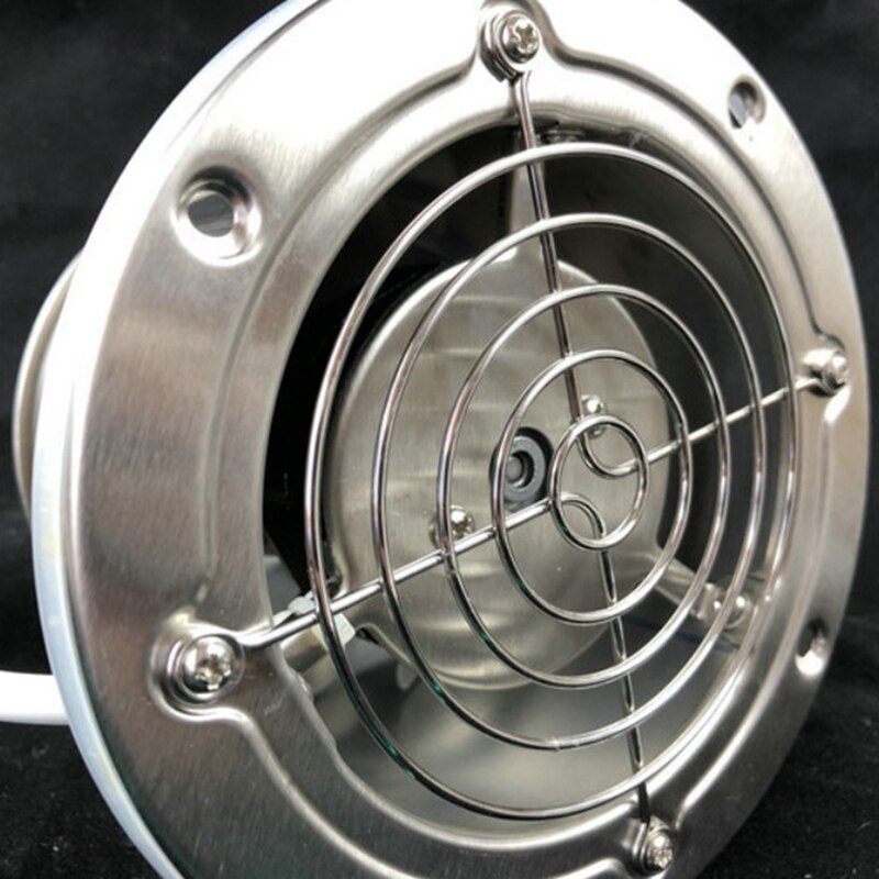 Abluftventilator aus edelstahlrohr, fensterkanal, lüftungsgebläse, toiletten- und küchenlüfter, verstärkerabzug