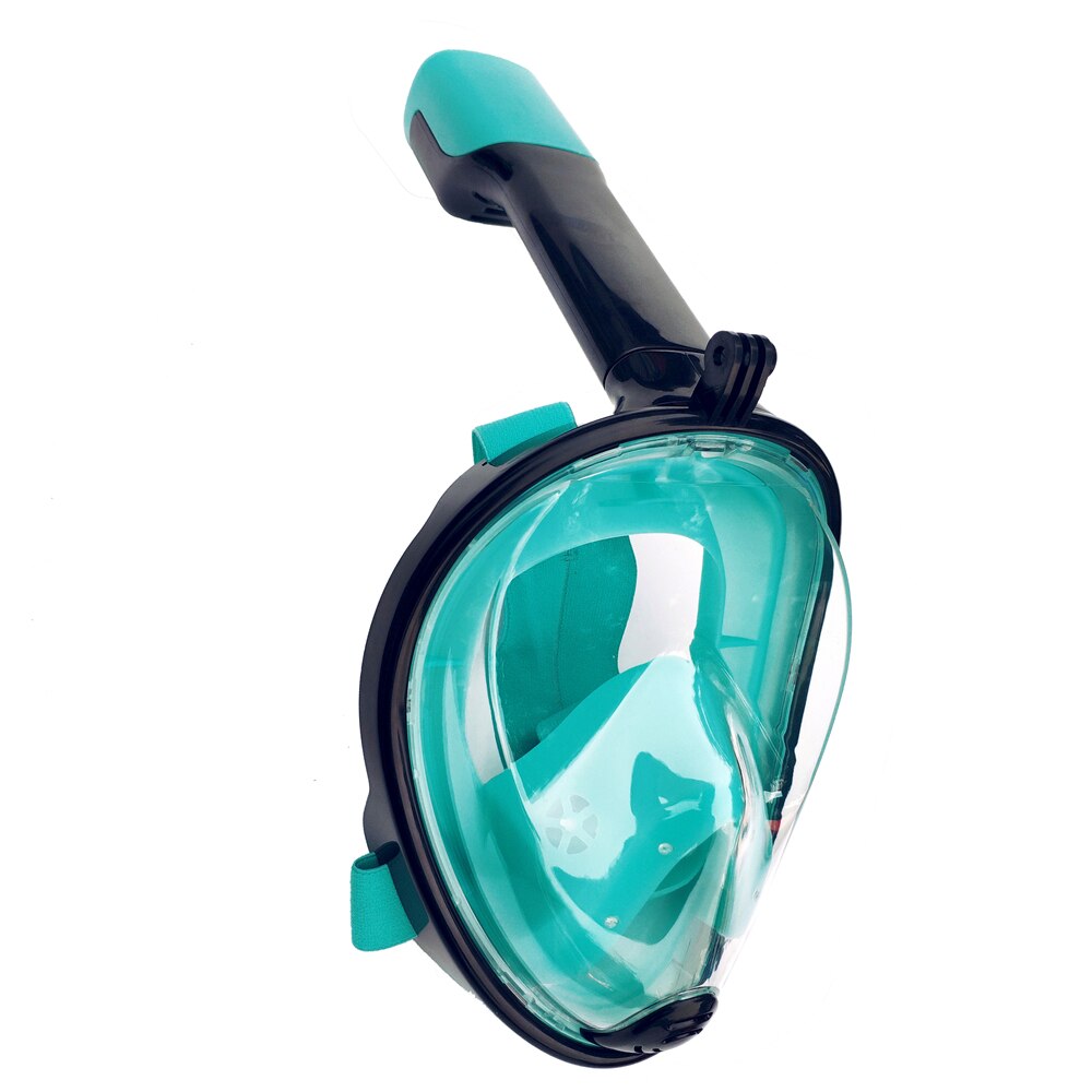 Underwater Anti Fog Diving Mask Snorkel Swimming Training Scuba mergulho 2 In 1 full face snorkeling mask For Gopro Camera: New Color 03 / L/XL