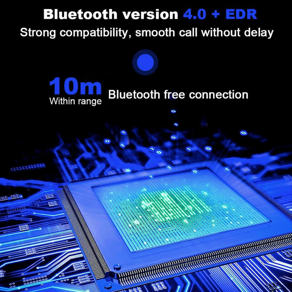 Moto Helmet Bluetooth 5.0 Headset Anti-interference For Motorcycle Helmet Riding Intercom Moto Hands Free Headphone MP3 Speakers