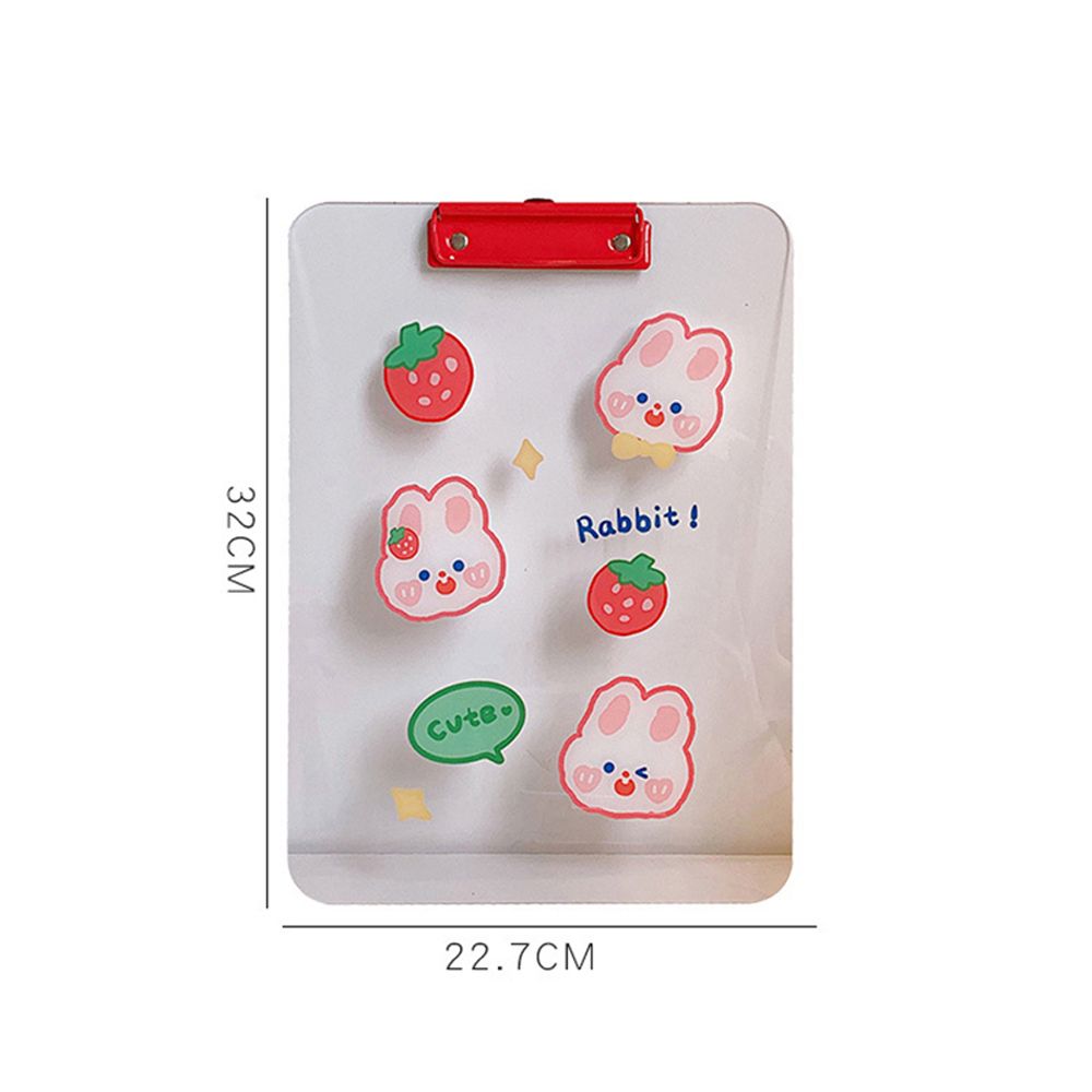 Hole Splint File Folder Acrylic Test Paper Organizer Memo Clip Document Board Clip Clipboard A4 Paperboard Writing Pad