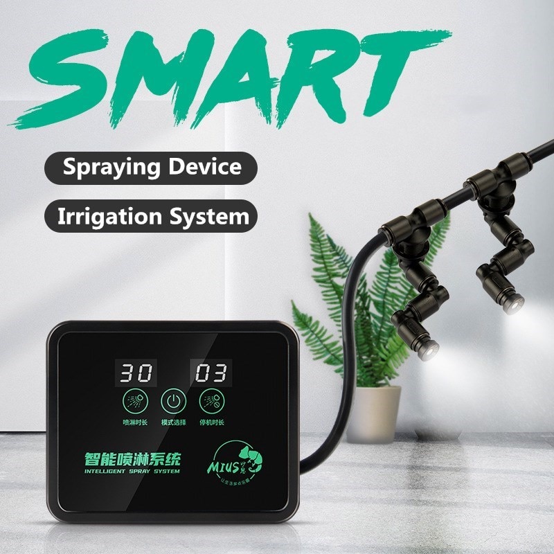 Intelligent Automatic Use Drip Irrigation System Set Electronic Timer LCD Screen Sprinkler Controller Terrarium Spraying Device
