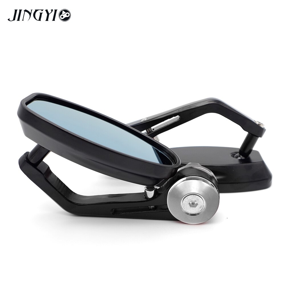 Espejos retrovisores laterales para manillar de motocicleta bajaj pulsar 200 ns accesorios dominar 400: Silver