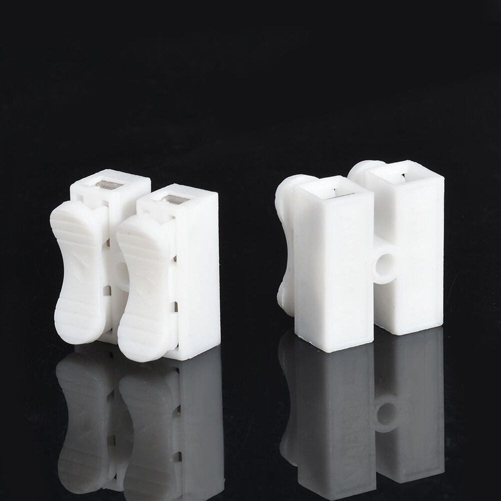 30 connecteurs de câbles électriques à verrouillage rapide  ch2 2 broches pour une épissure facile et sûre dans les fils 20 x 17.5 x 13.5mm