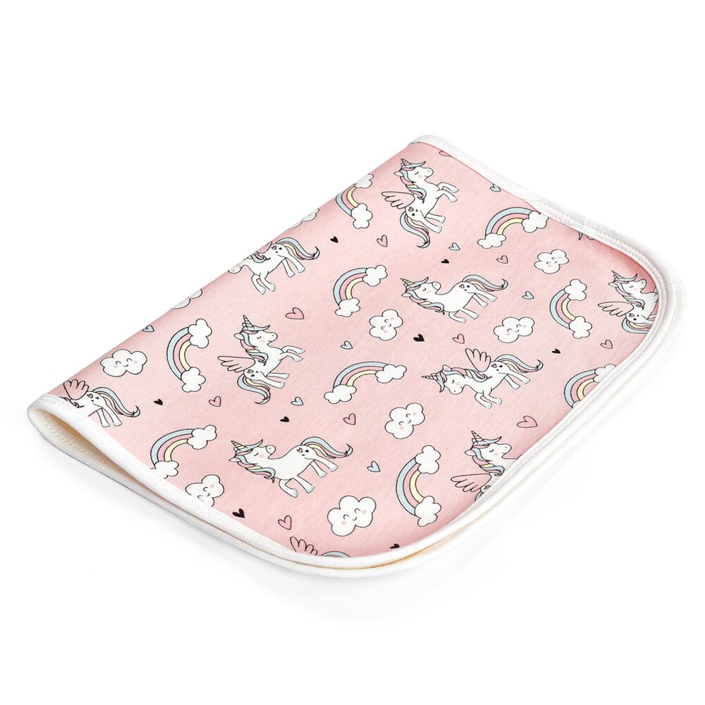 30x45 bébé Diper matelas à langer Portable nourrissons -né pliable imperméable couche réutilisable coton tissu période menstruelle tampons: DuJiaoShou