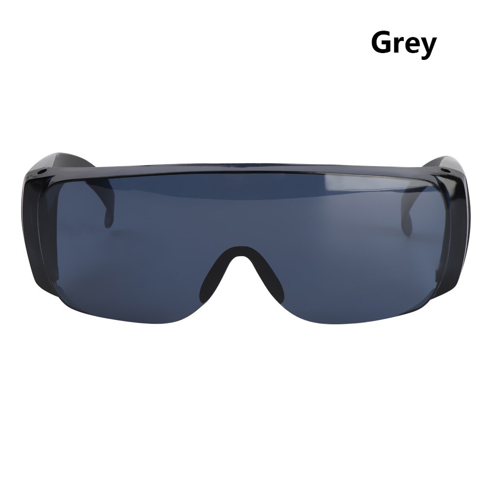 Transparent Protective Safety Glasses Work Anti Dust Eye Anti-Fog Antisand windproof Anti Dust Saliva Goggles Eye Protection: grey