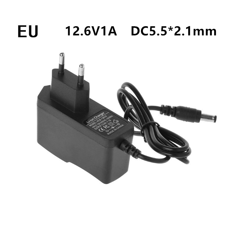 AC 100-240V DC 8.4V 12.6V 16.8V 1A 2A 1000MA Adapter Power Supply 16.8 V Volt charger plug for 18650 lithium Li-ion battery: Orange