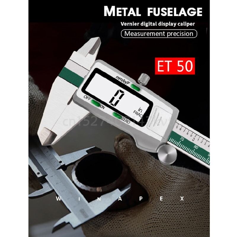 150mm Electronic Digital Vernier Caliper Stainless... – Grandado