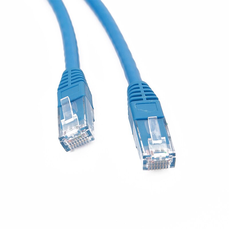 10Gtek 6Pcs CAT6 UTP Patch Cord, 1Meter (3.3 Ft)RJ45 Network Cable,Blue,24AWG For Gigabit Ethernet Switch Router