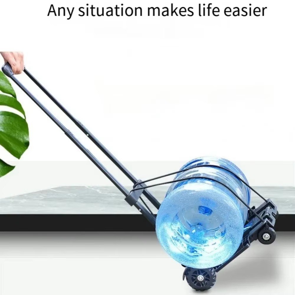 Opvouwbare Winkelwagentjes Opvouwbare Handkarren Met Wielen Lichtgewicht Nutsbagage Dolly Kar Verplaatsen Vracht Reizen Essentials