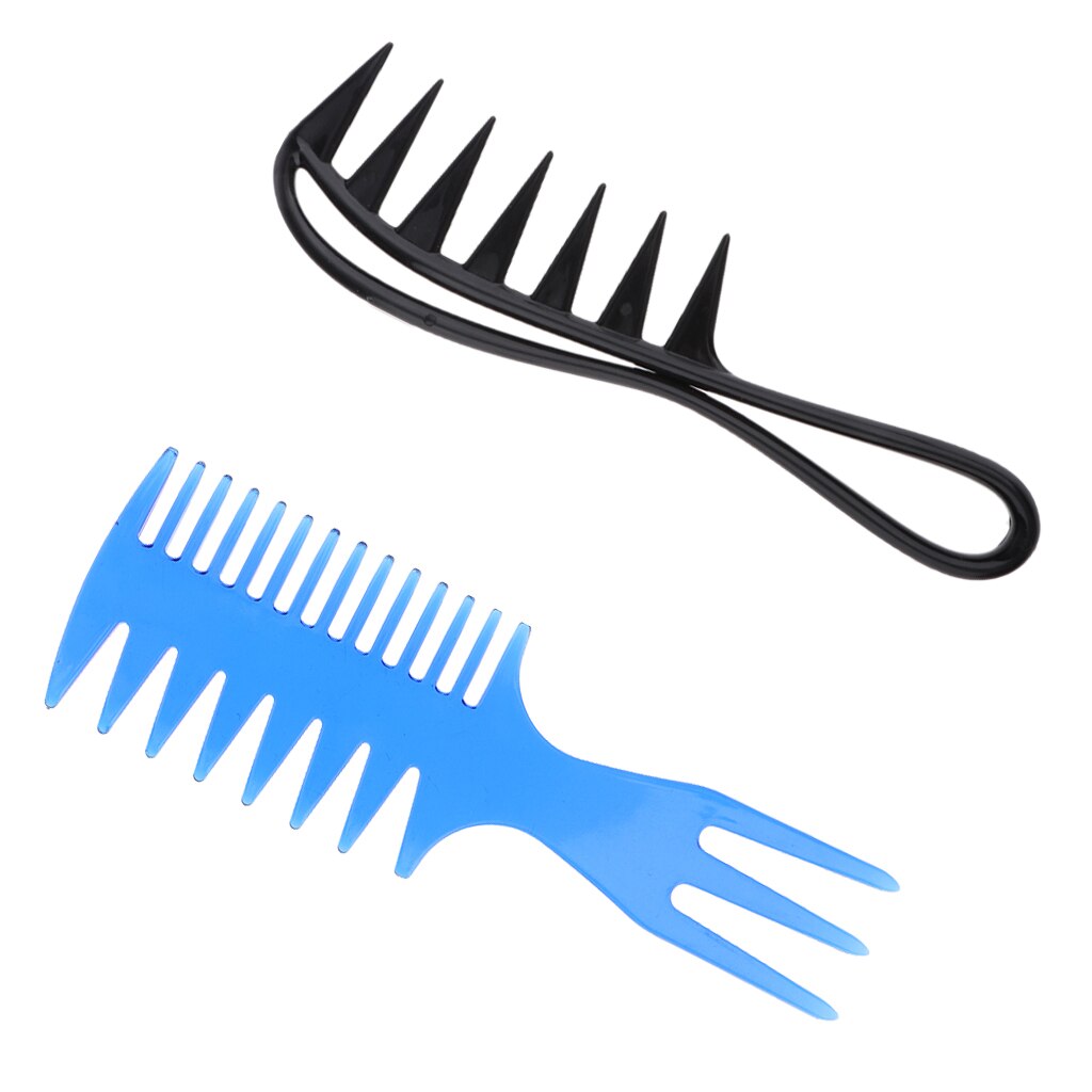 2pcs Stylists Hair Comb for Slicked-back,Undercut,Mohawk,,Bowl Cut,Quiff