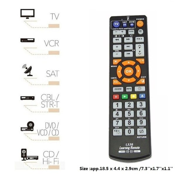 Smart Remote Control Controller Universal With Learn Function For TV CBL DVD SAT