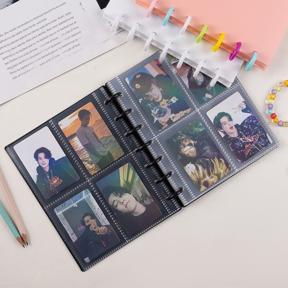 Multi-Taschen 3-Zoll-Fotoalbum eins Stil Idol Karten sammeln Buch kpop Karten Halfter verlieren blatt Bindemittel Foto karten Halfter