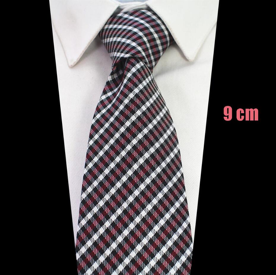 RBOCOTT Extended 9cm Tie Extra Long Size 160cm Mens Brown Paisley Blue Floral Necktie Red Plaid Silk Neck Tie Wedding Business