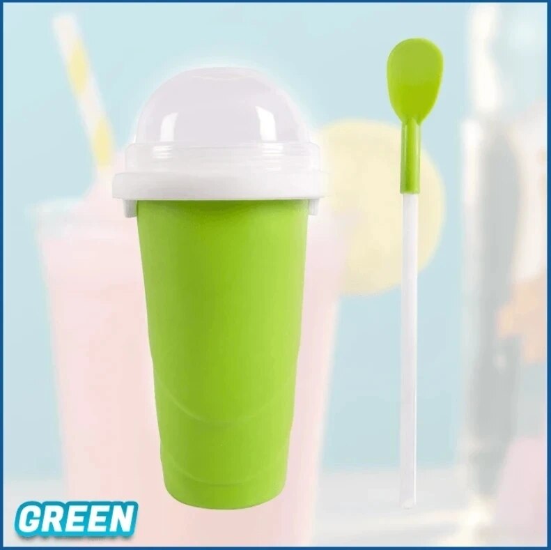 Batidos de frozen duraderos, escarcha de hielo para hacer helados, taza de enfriamiento rápido para exprimir, botella para batidos