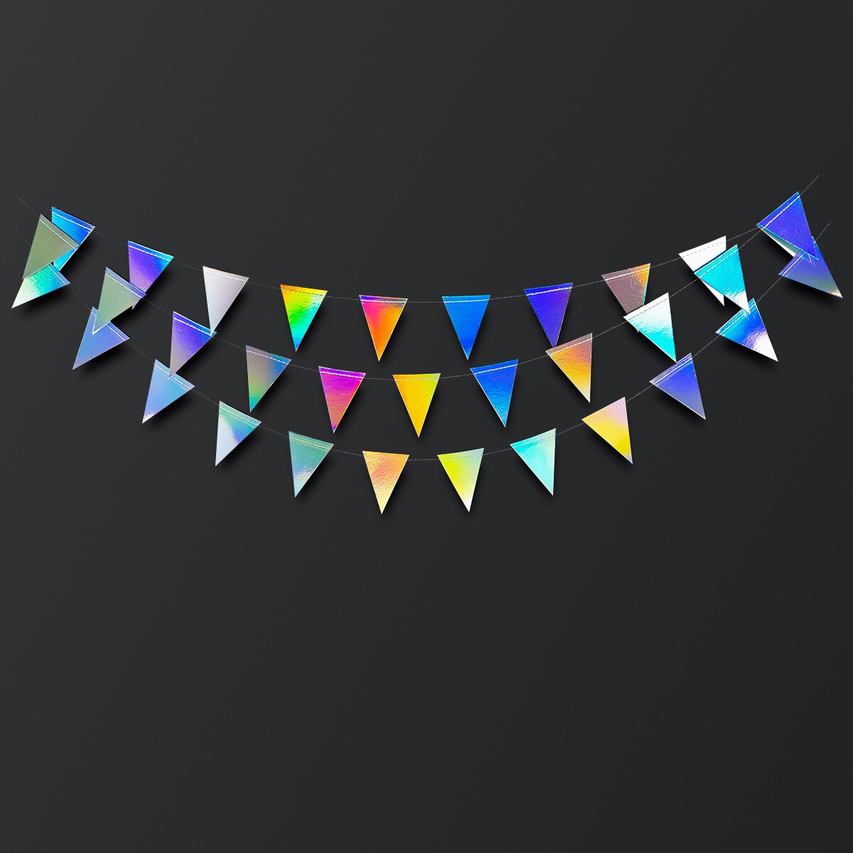 Star Banner Garland Paper Stars Streamer Glitter Bunting Birthday Wedding Party Decorations Kids Room Decor Baby Shower Supplies: 9