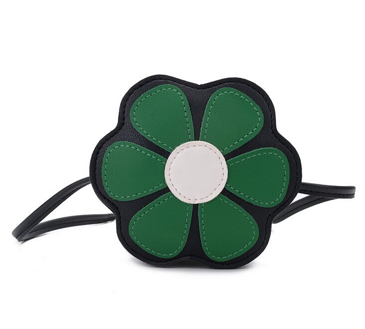 Summer Children Cute Handbags Flower Shaped Purses PU Leather Shoulder Crossbody Bag for Kids Toddler Girls: F