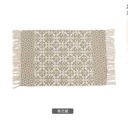 Kilim tapis moderne à rayures | Tapis de salon 100% coton, tapis géométrique indien, noir blanc, contemporain, style nordique de bohémien: I / 130X60CM