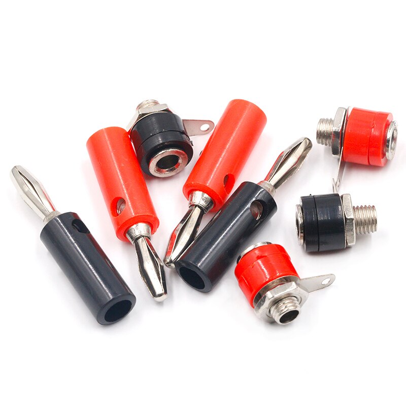 1male and Female 4mm Banana Plug Male and Female to Insert Connector Banana Pin DIY Model Parts Russia
