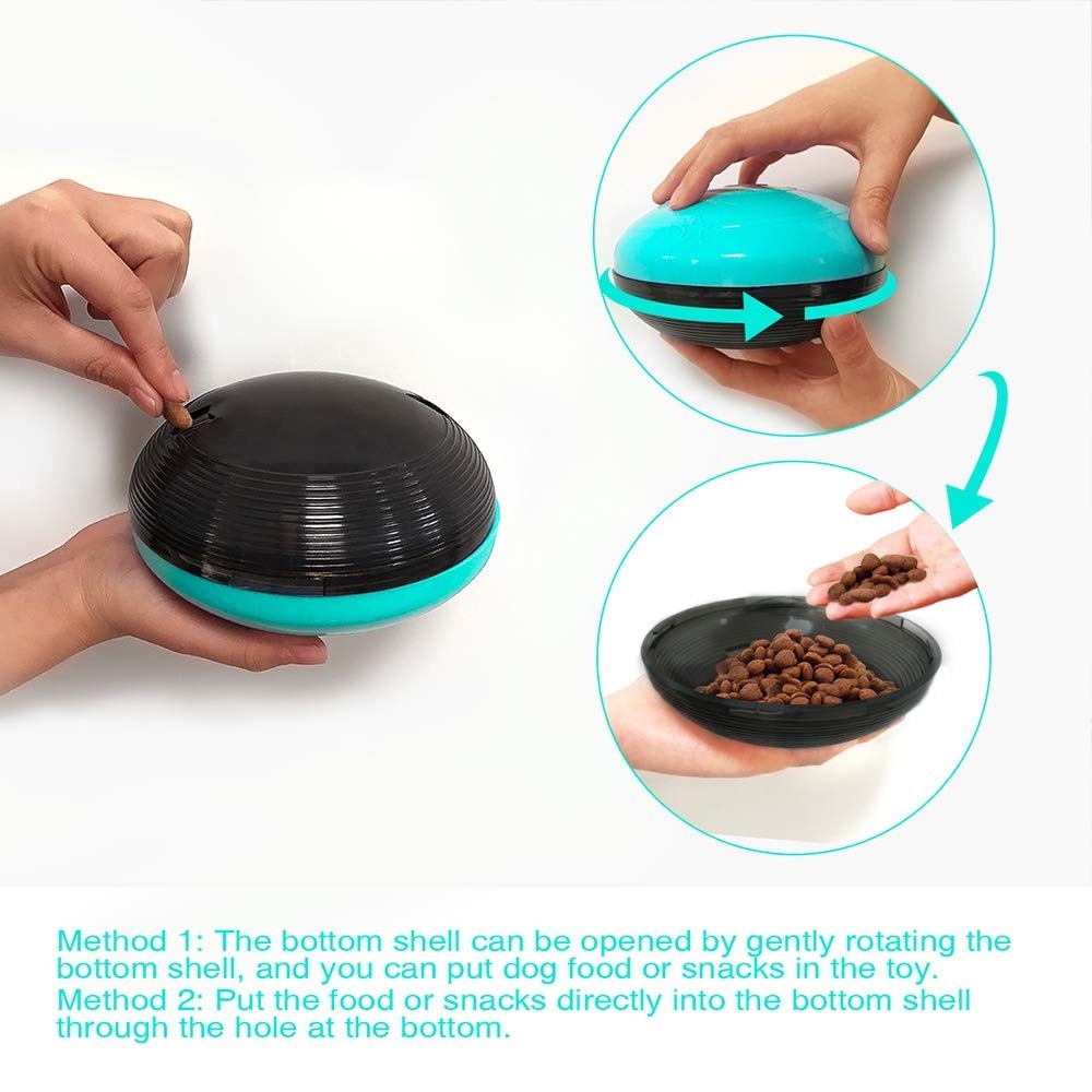 Juguete interactivo-dispensador de comida para perros y dispensador de comida lenta productos para perros medianos y grandes productos para mascotas juguetes vocales interactivos para perros de compañía