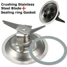 Stainless steel 304 Chrome Blenders For Cross Blade Cutter + Rubber Gasket O Ring Seal For Black/Decker