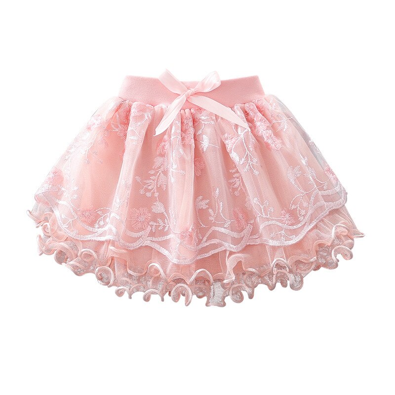 Zomer Meisjes Gebreide Tutu Rok Kinderen Rok Stijl Pluizige Rok Vier Seizoenen Prinses Taart Rok Party Prinses Rok