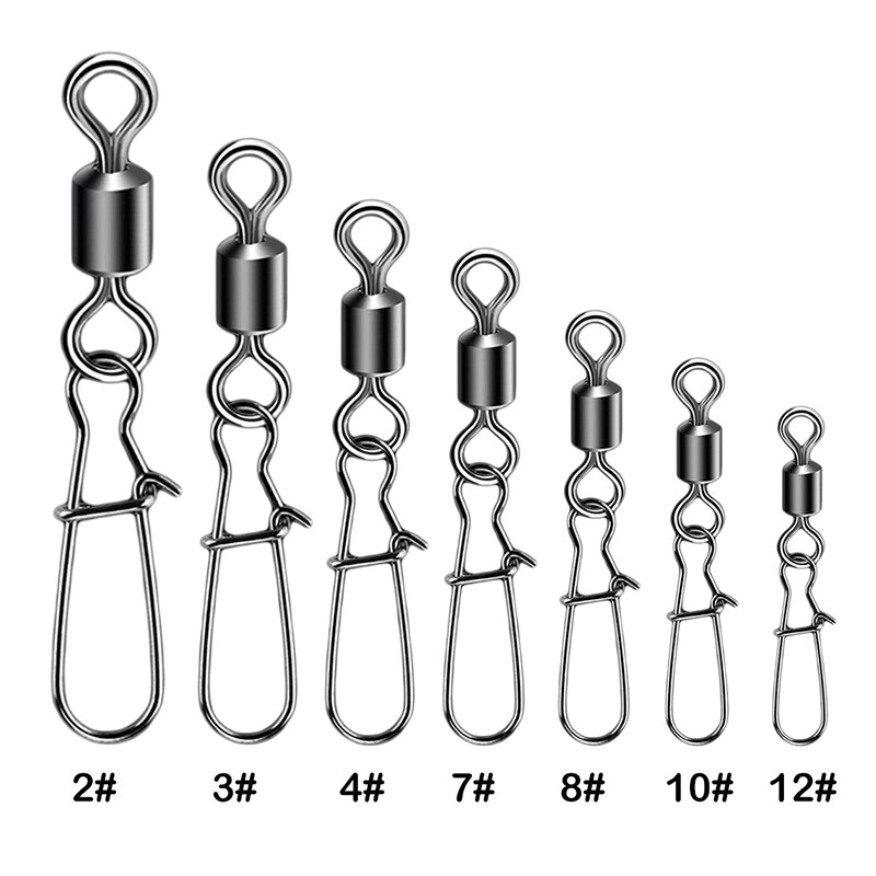 Acht-Vormige Ring Connector Amerikaanse Draaibare Verbeterde Pin Vissen Accessoires Visgerei Accessoires