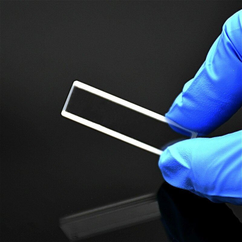 Glass Cuvette (Liquid Sample Cell) 0.4ml Light Path 1mm Absorption Cells For Spectrophotometer Frit Sintering Technology 2 / PK