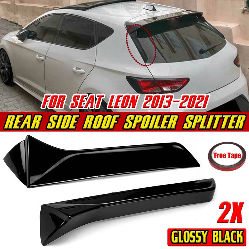 Alerón lateral Vertical para ventana trasera de coche, accesorios para SEAT LEON
