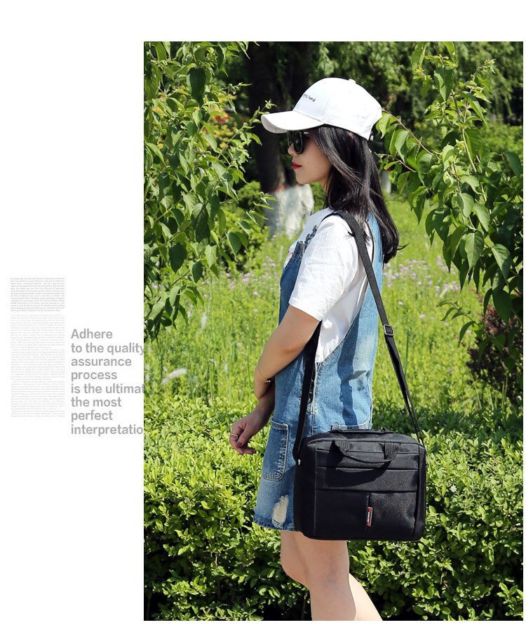 W nowych mężczyzna biznesu torby zwykły modne wodoodporne przekrój dla opinii impreza typu biurowego z pojedynczy torba na ramię