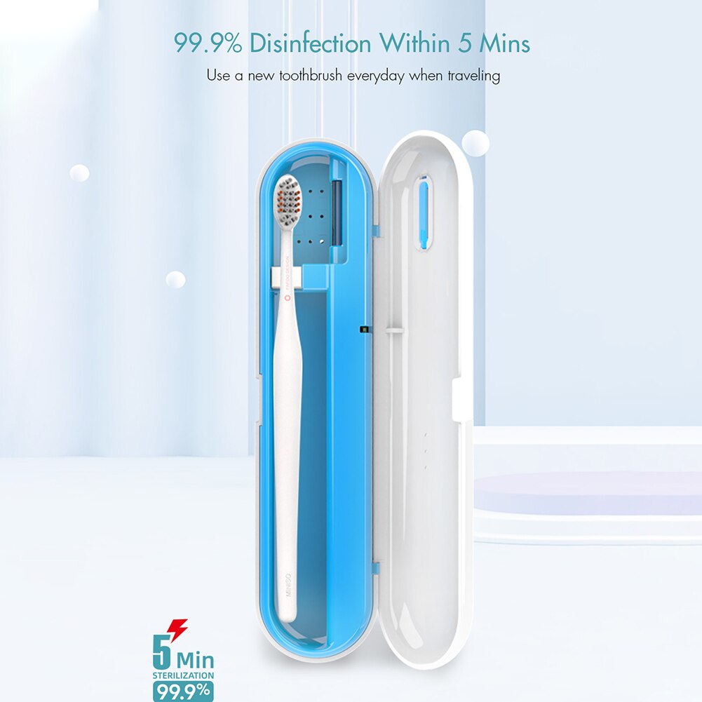 X11 bærbare uv lett tannbørste sterilisator usb oppladbar tannbørste sanitizer boks munnrenser boks holder tannpleie