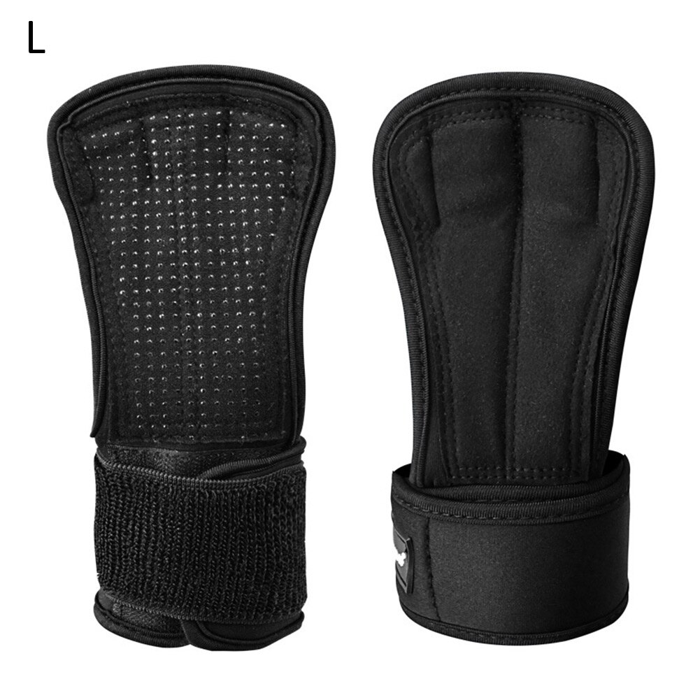1 paire d'haltères épais antidérapants, gants de levage de poids à trois doigts, Support de poignet protecteur, poignée de main pour Fitness