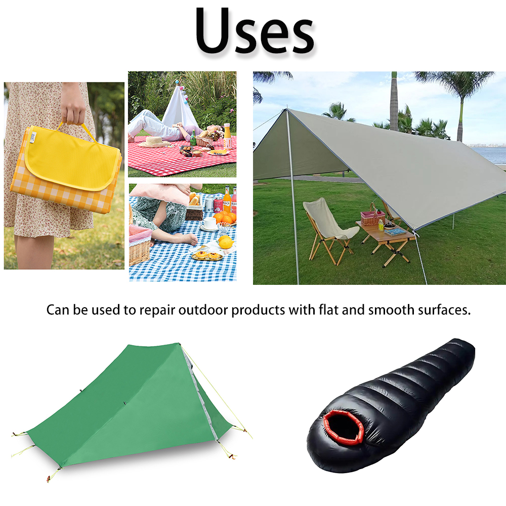 Presenninglap til markise presenning reparation af ridser tilbehør selvklæbende gennemsigtig vandtæt tpu-lap svømmering