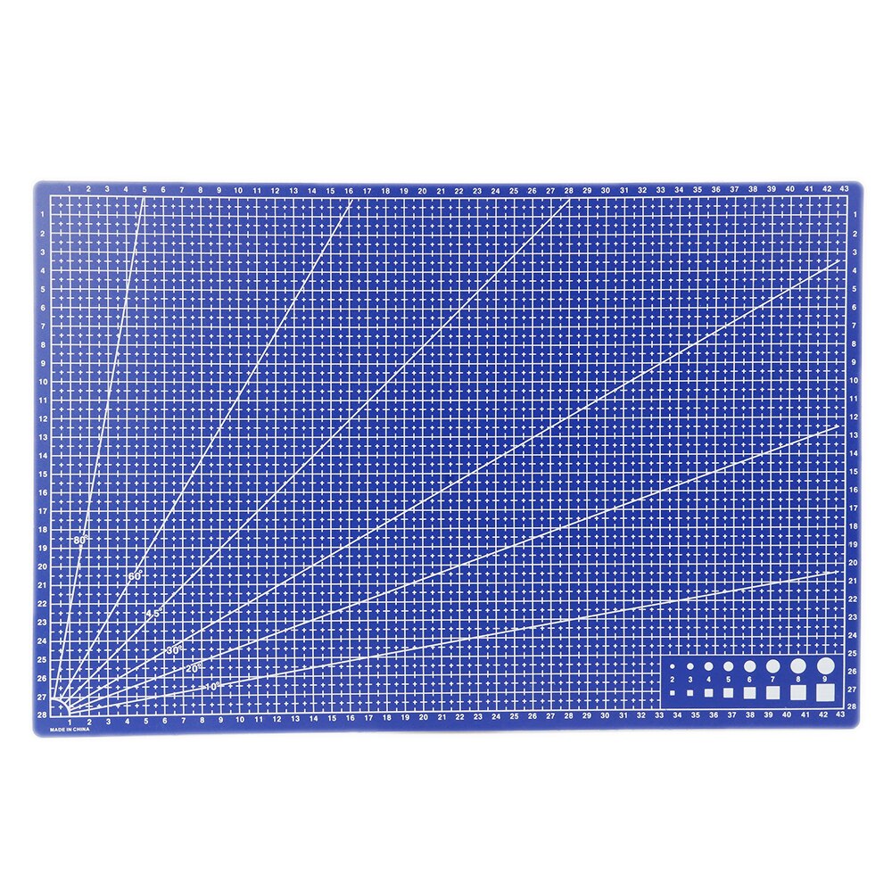 A3 A4 Cutting Mat Cutting Pad PVC Rectangle Grid Lines Cutting Mat Tool Plastic Craft Diy Tools 45*30cm 30*22cm: A3 45 x 30cm