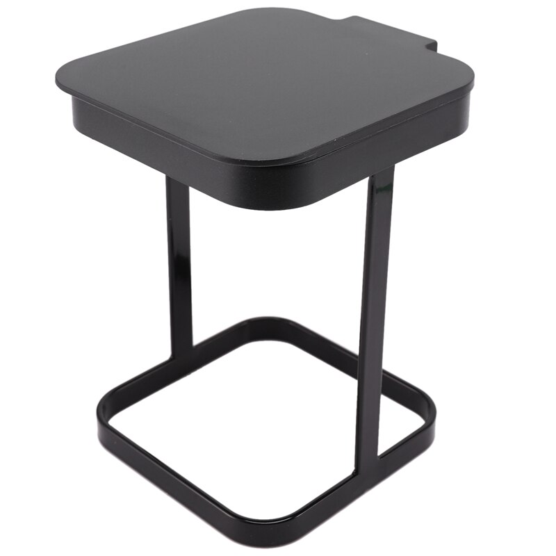Oficina pequeña cubo de basura Papelera para escritorio Flip tapa de la habitación de la casa de mesa Mini