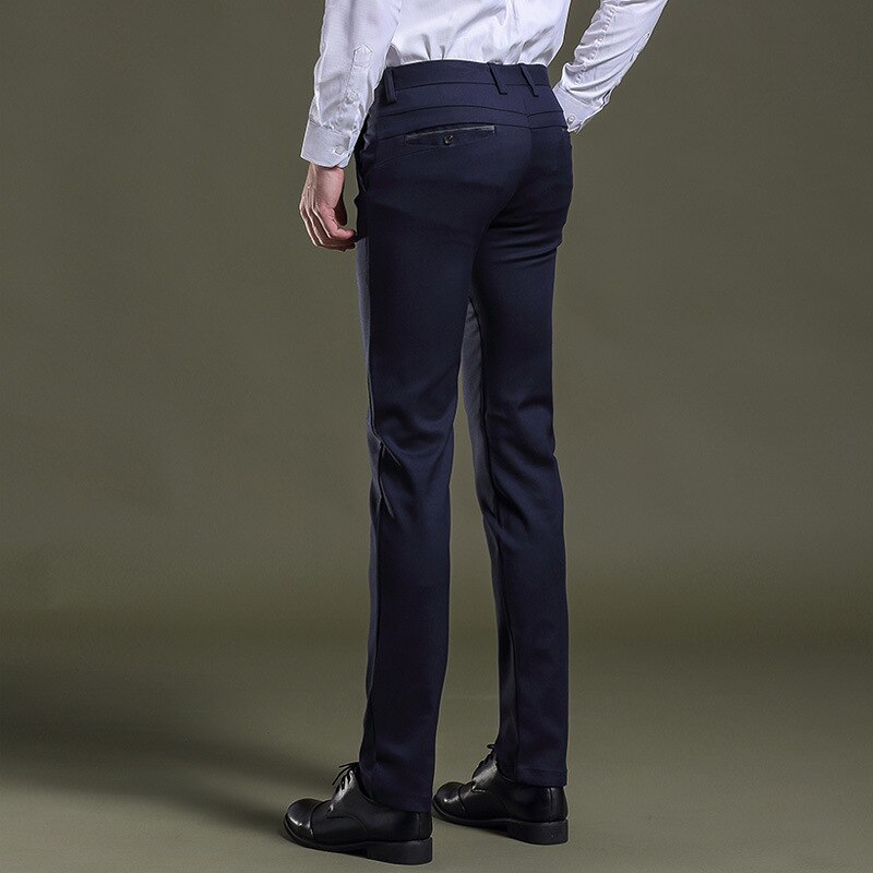 Heren pak broek slank nette broek pak broek zakelijk casual plus size bruiloft broek pakken heren broeken kantoor