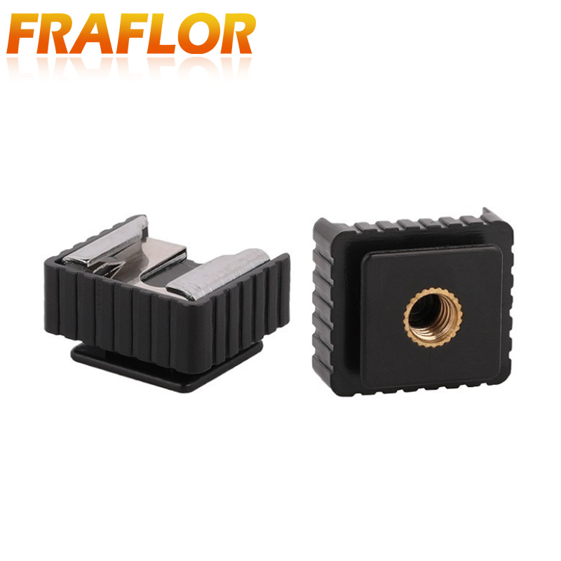 Flash Shoe Adapter Digital DC Camera Mount Adapter to 1/4 Thread Hole SC-6 for Flash Light Stands Tripod Umbrella Bracket