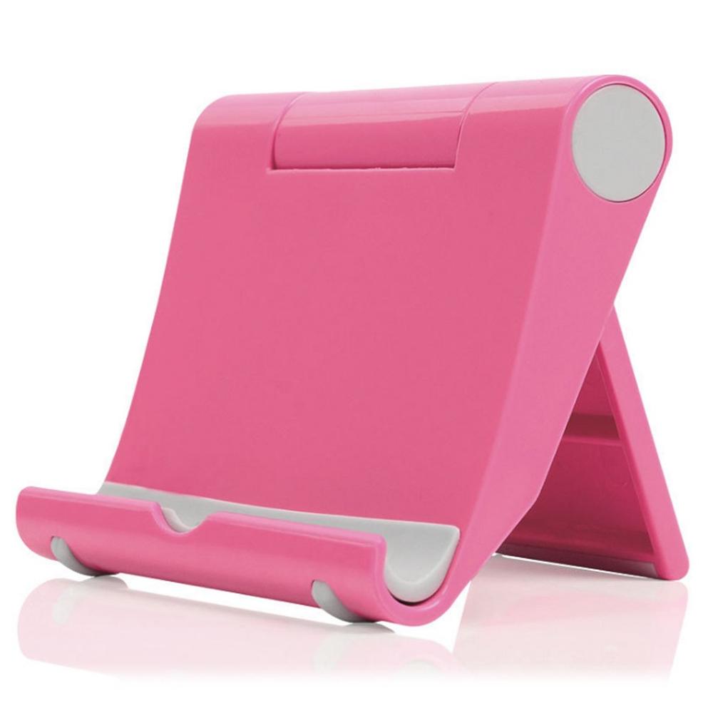 Universal- Telefon Tablette Halfter Multi Winkel Einstellbar Telefon Stehen Multi-funktionale Stand praktisch Zubehör: rosa