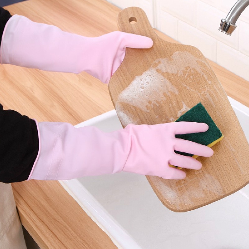 1 Paar High Grade Antislip Afwas Handschoenen Rubber Cleaning Silicone Handschoen Keuken Huishoudelijke Makkelijk Wassen Hand Bescherm Handschoenen